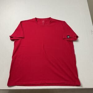 American Giant Red Basic Short Sleeve T Shirt Adult XXL